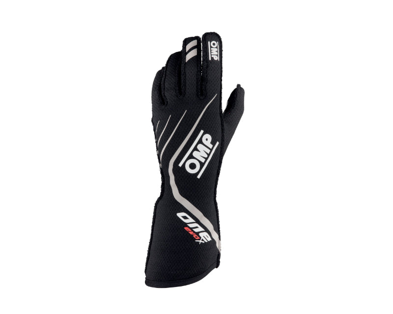 OMP One Evo X Gloves Black - Size M (Fia 8856-2018)