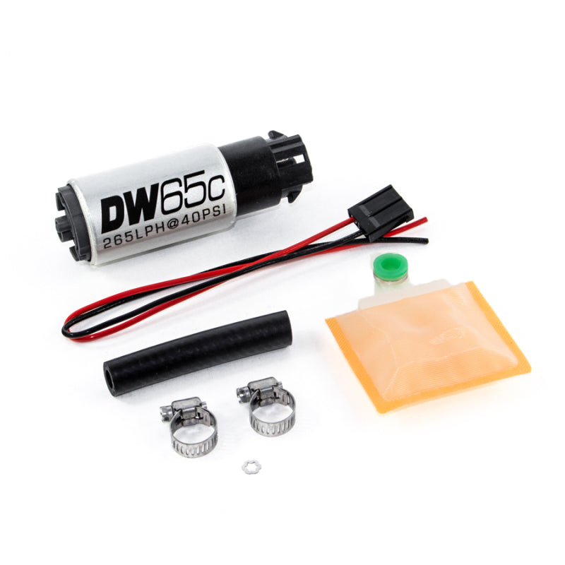 DeatschWerks 265 LPH Compact In-Tank Fuel Pump w/ Clips & Universal Install Kit