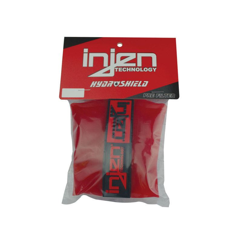 Injen Red Water Repellant Pre-Filter fits X-1022 6-1/2in Base / 8in Tall / 5-1/2in Top