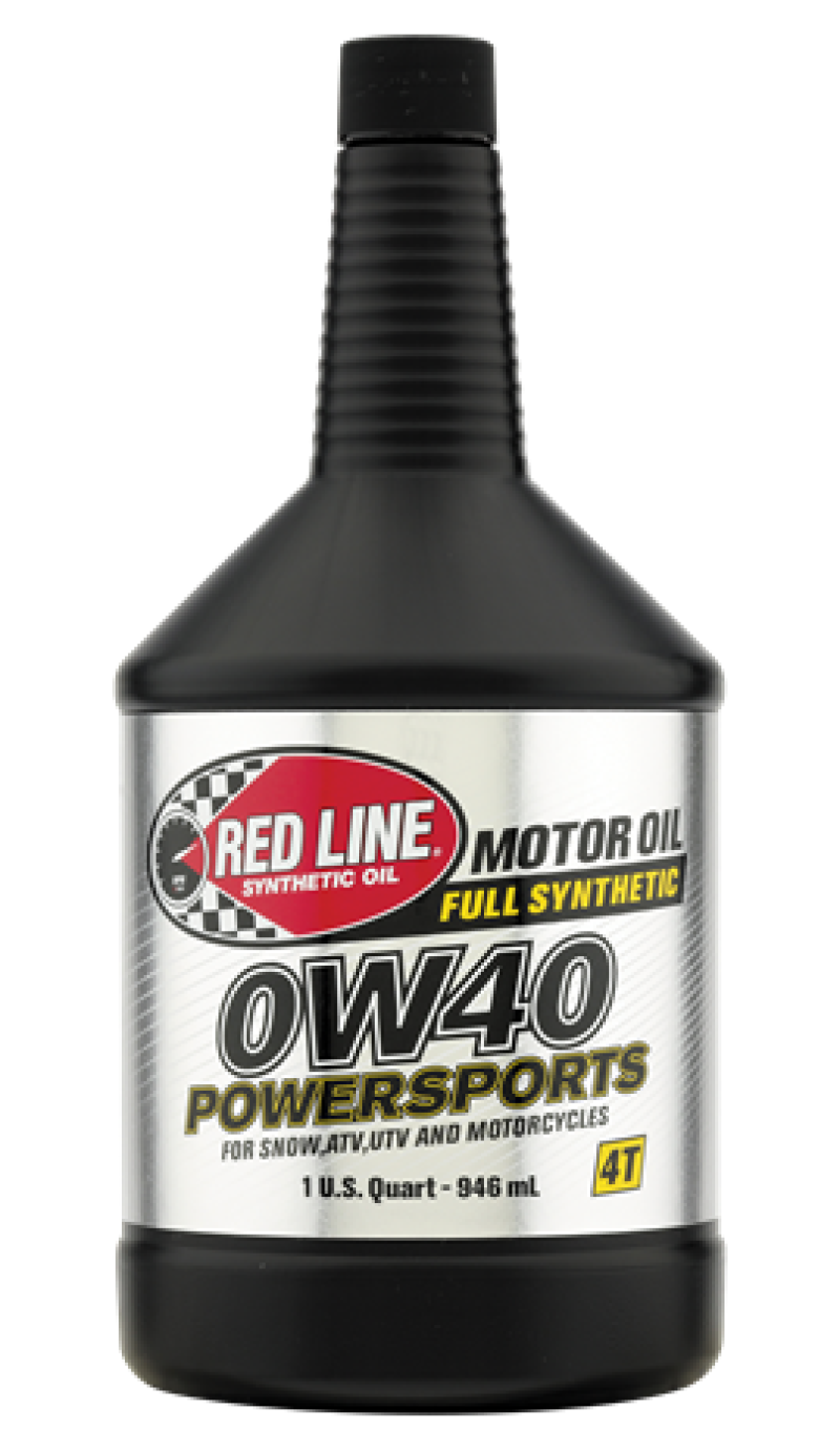 Red Line 0W40 Motor Oil Quart (For Four-Stroke Dirt Bikes/ATVs/Powersports Applications)