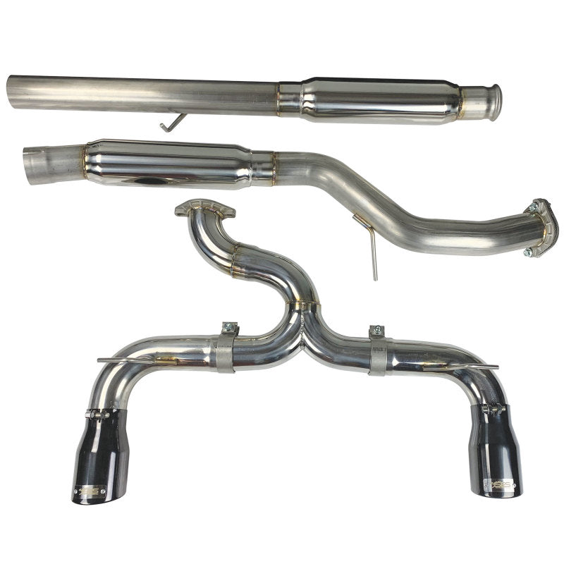 Injen 16-18 Ford Focus RS 3in Cat-Back Stainless Steel Exhaust w/ 4in Black Chrome Tips