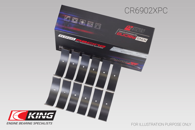 King Nissan VQ35HR/VQ37VHR/VR30DTT (Size STDX) pMaxKote Rod Bearing Set