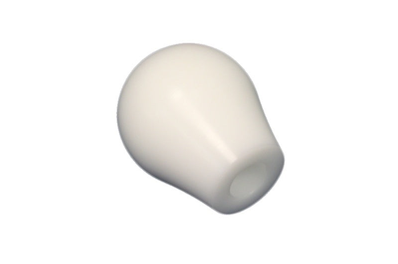 Torque Solution Delrin Tear Drop Shift Knob (White): Universal 10x1.25