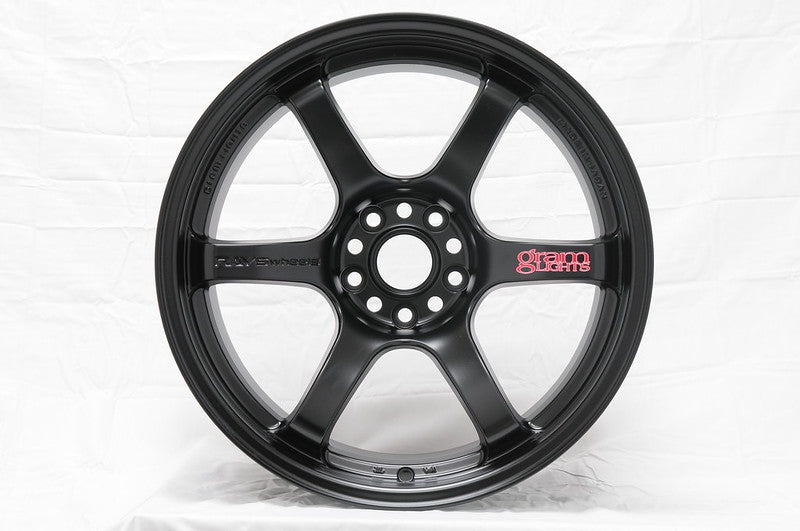 Gram Lights 57DR 19x8.5 +35 5-112 Semi Gloss Black Wheel