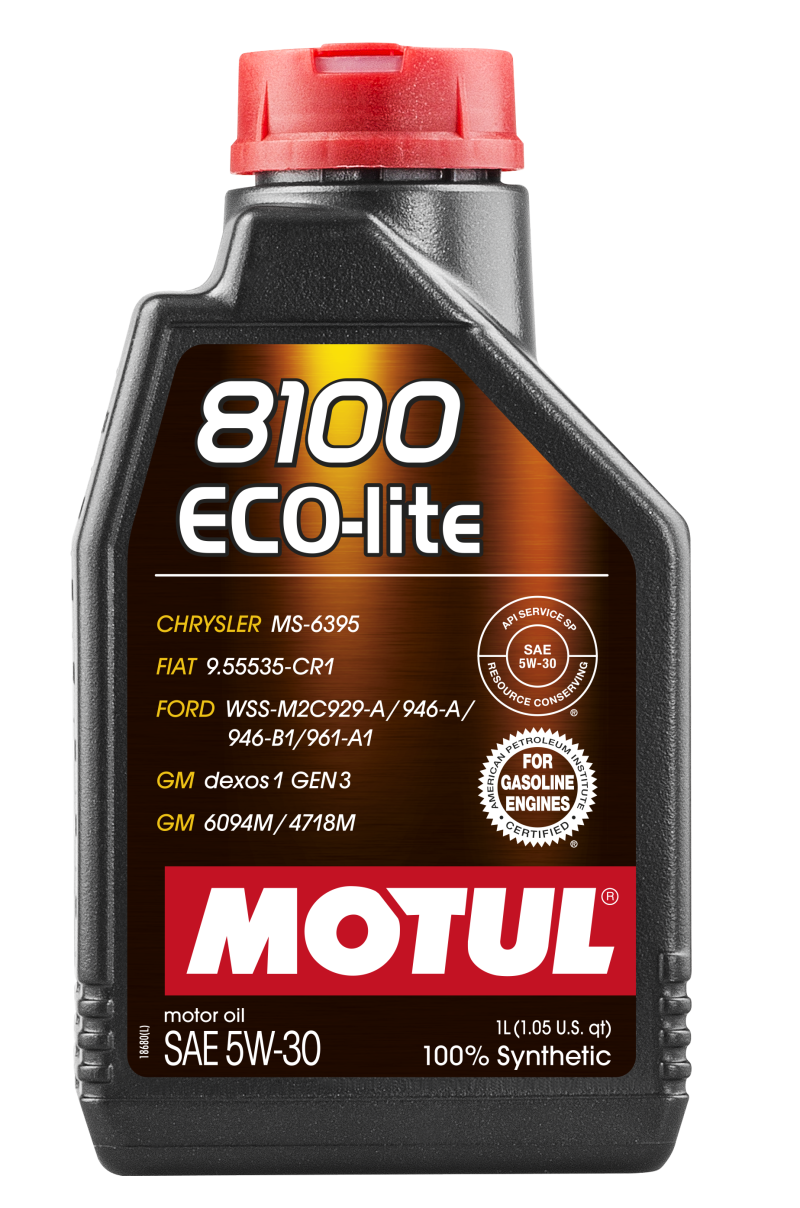 Motul 1L Synthetic Engine Oil 8100 5W30 ECO-LITE
