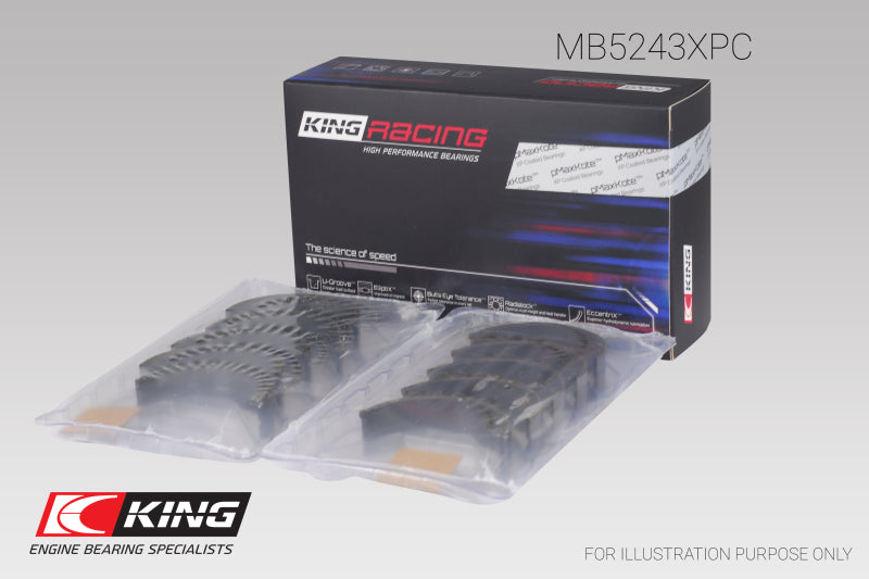 King Nissan SR20DE/DET (2.0L) (Size STD) Performance Coated Main Bearing Set